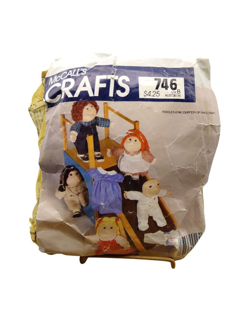 Vintage Craft Sewing PATTERN McCalls 746, Doll Clothes Wardrobe 1984 for 16in 18